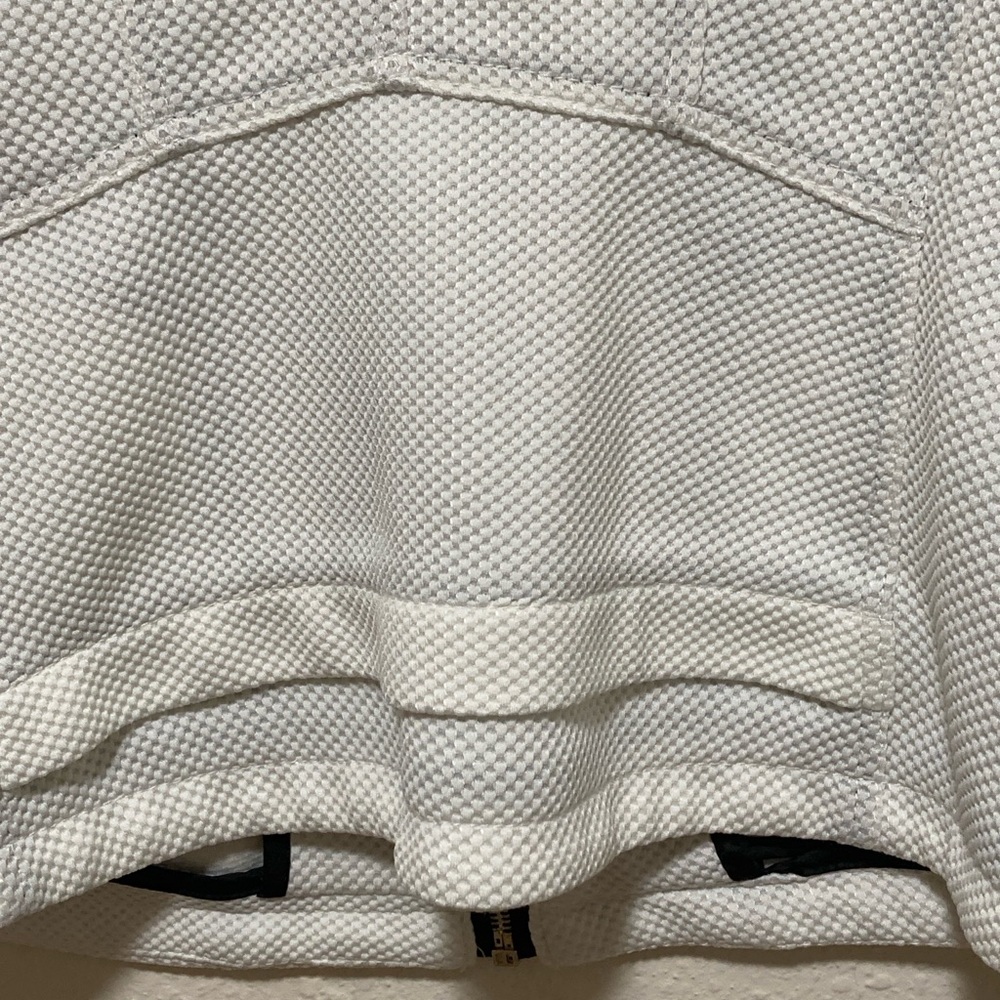 Black Rivet White Jacket Textured Women's Size M zipper sleeve - Picture 11 of 16